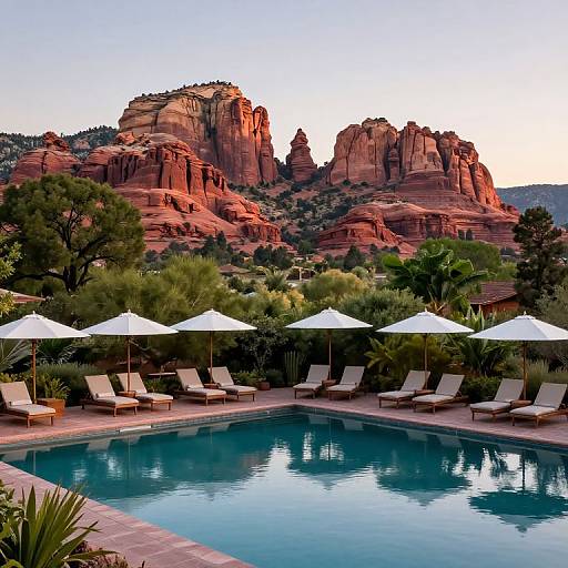 Miraval Arizona Spa Infinity Pool Oasis