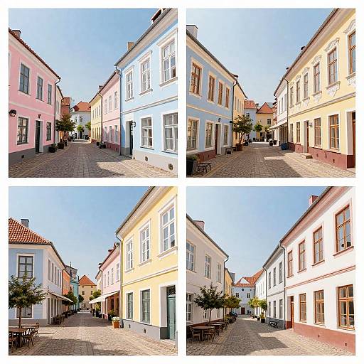 Charming European Street Composite