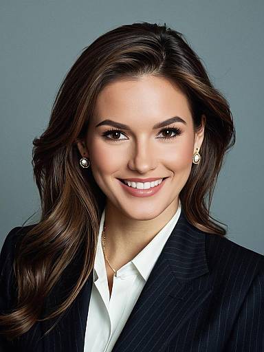 Confident Businesswoman in Formal Attire