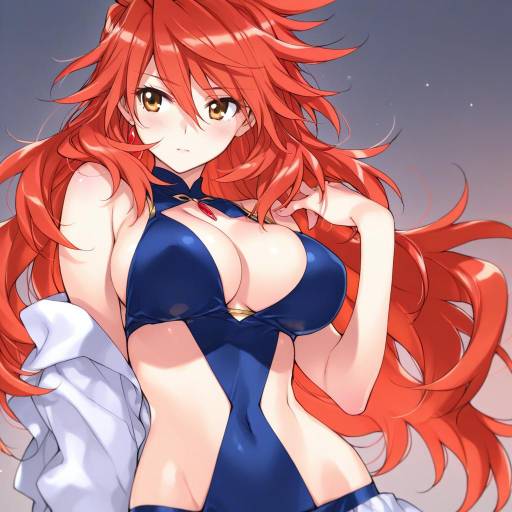 Illustration of Amou kanade, senki zesshou symphogear in the style of Toujou sakana