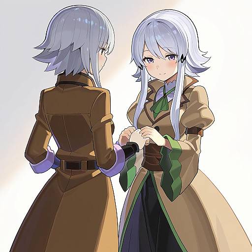 Illustration of Houlen yabusame, len'en in the style of Falken (yutozin)