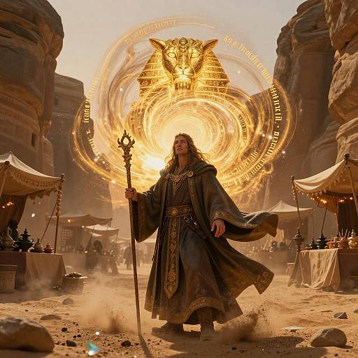 Sunset Sphinx Vortex Wizard in Bazaar