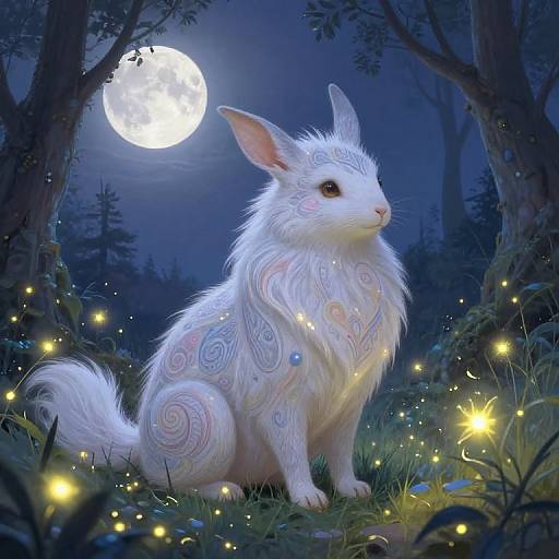 Moonlit Fairy Tale Creature