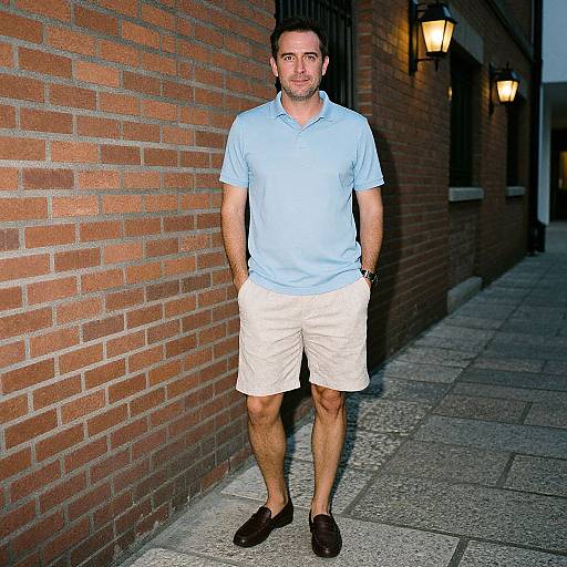 Stylish Man in Casual Summer Attire