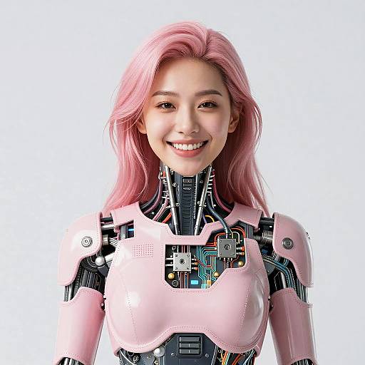 Cybernetic Female Explorer Portrait