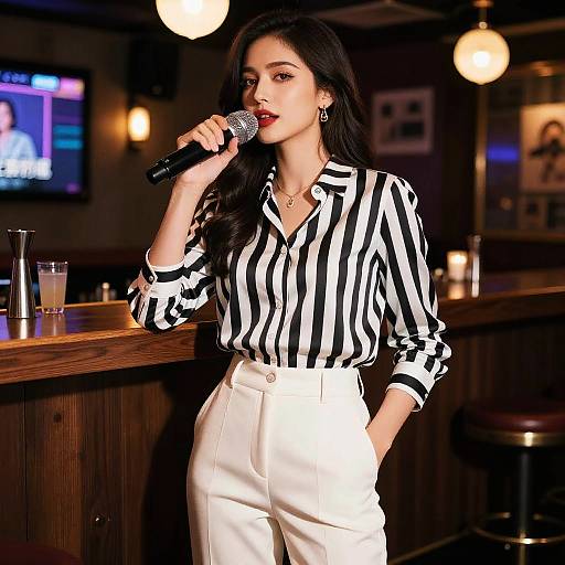 TokyoPop Pear-Shaped Woman Karaoke