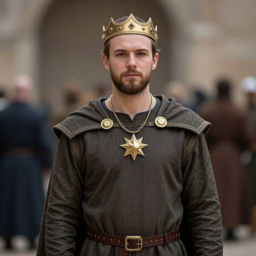 Medieval Duke in Regal Attire