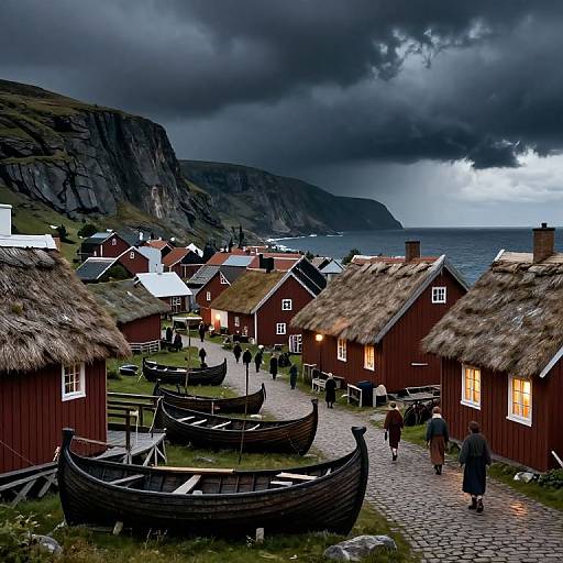 Medieval Danish Fishing Village 1630