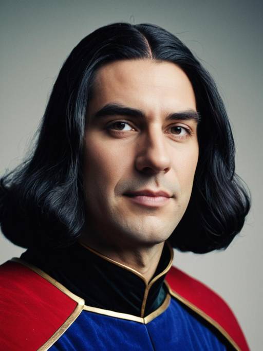 Man in Lord Farquaad Costume Headshot