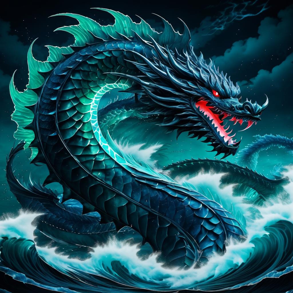 Epic Storm Battle with a Sea Serpent