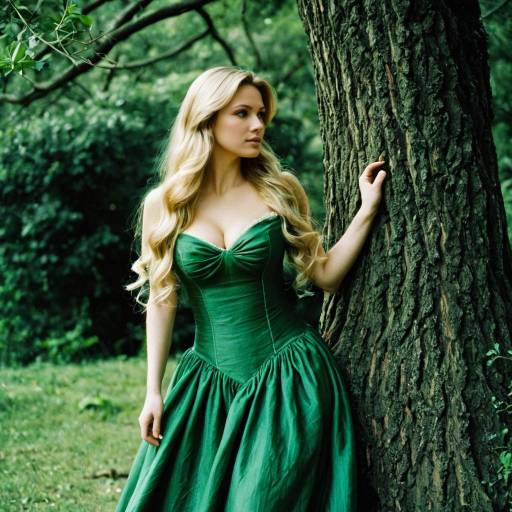 Adult Rapunzel Inspired Dress in Nature