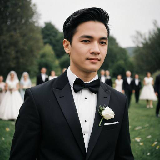 Stylish Groom in Formal Wedding Attire