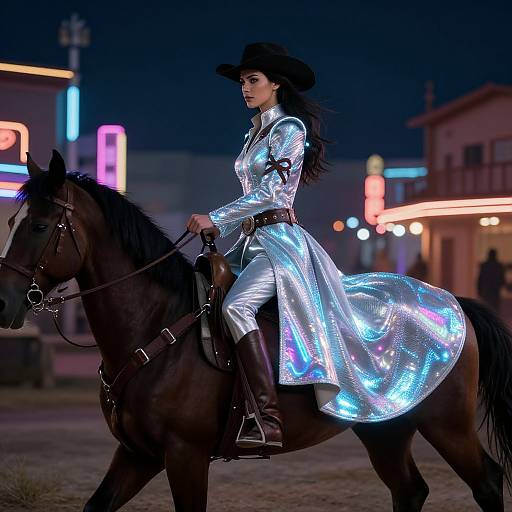 Futuristic Cyberpunk Western Fashion