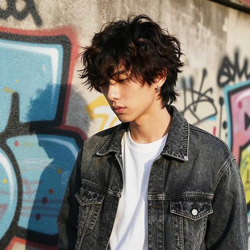 Edgy Male Musician Street Style