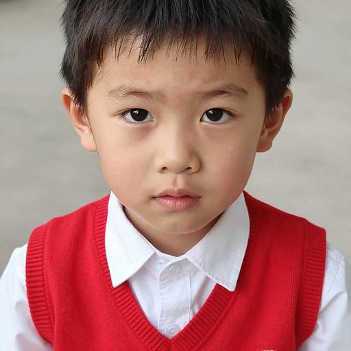 Close-Up Portrait of Boy Joseph