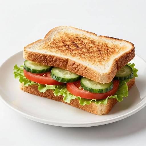 Crisp Grilled Vegetable Sandwich