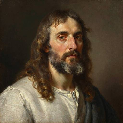 Ancient Philosopher Oil Painting