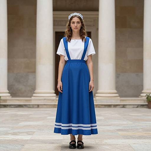 Woman in Greek Servant Costume