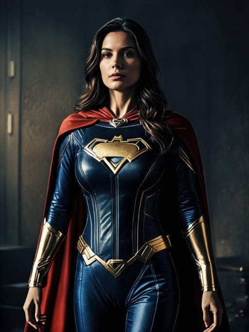 Dramatic Woman in She-Costume Photo