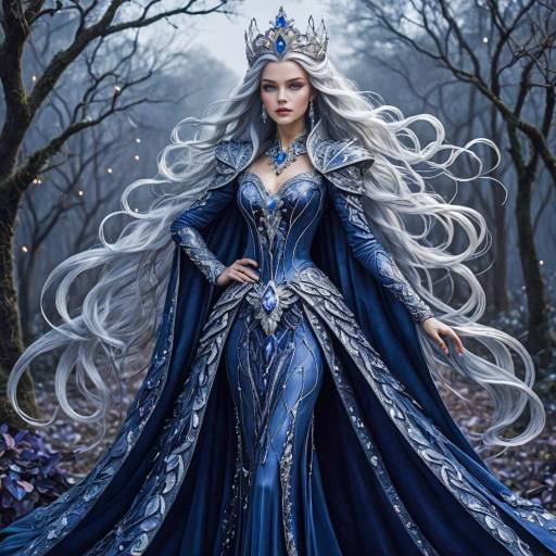 Ethereal Fantasy Creature in Mardi Gras Attire Ethereal Fantasy Creature in Mardi Gras Attire