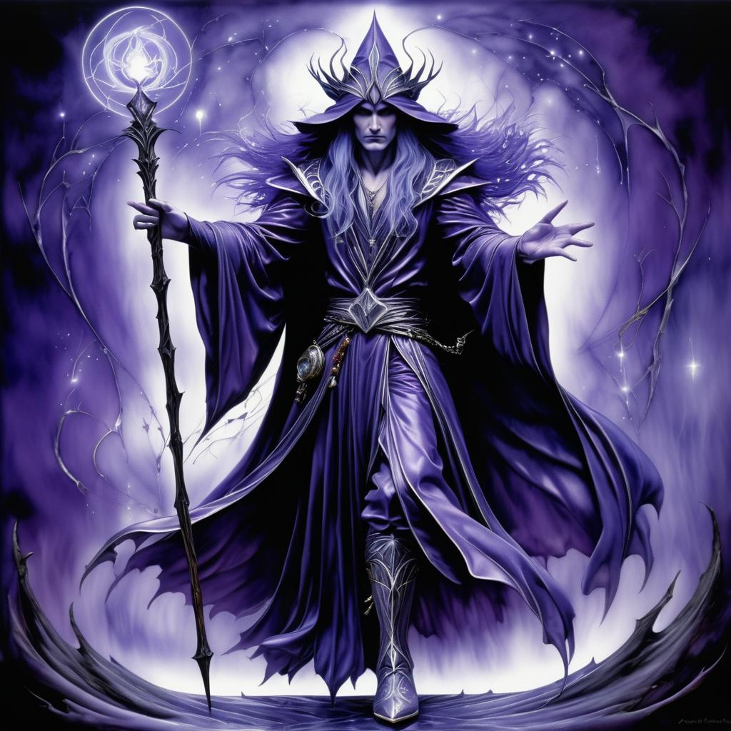 Powerful Sorcerer Fantasy Art Creation