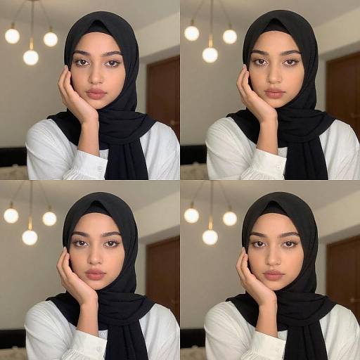 Portrait of Young Woman in Hijab