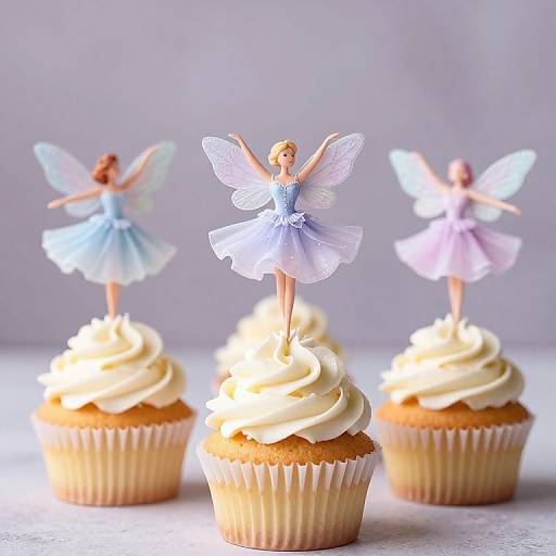 Whimsical Fairy Cupcake Toppers