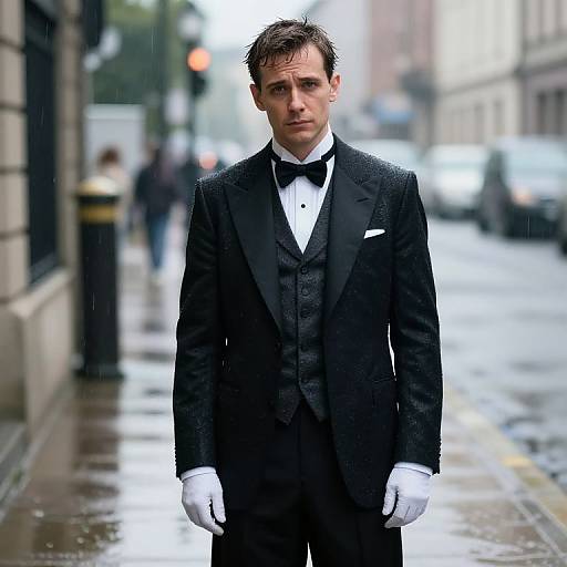 Melancholy Magician in Rain