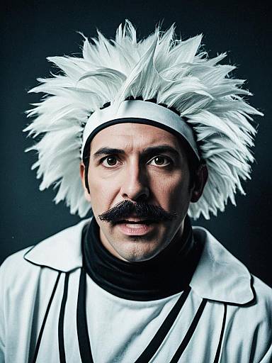 Man in Parody Scientist Costume