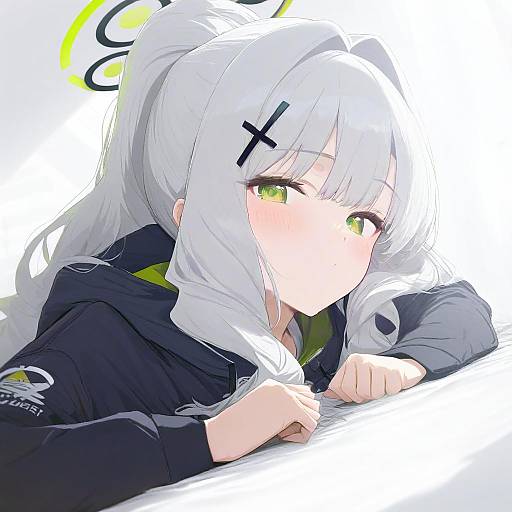 Illustration of Hare (blue archive), blue archive in the style of Akita hika