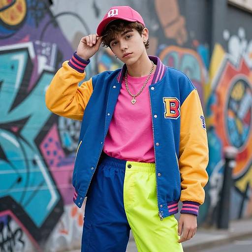 Vibrant Teen Urban Crossdressing Style