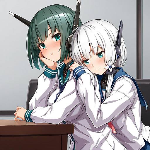 Illustration of Multi (to heart), to heart (series) in the style of Takanashi kei (hitsujikan)