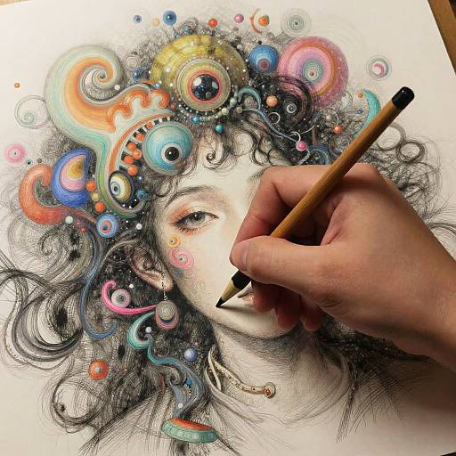 Fusion of Hand Sketch and AI Art