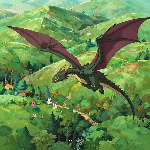 Studio Ghibli Dragon's Aerial Adventure