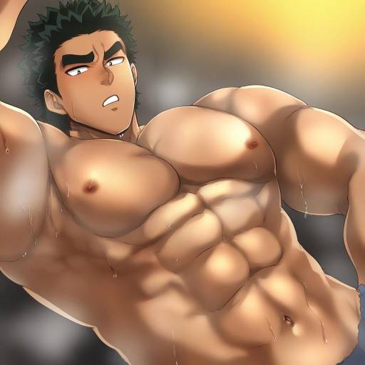 Illustration of Akihiro altland, gundam in the style of Murabito c