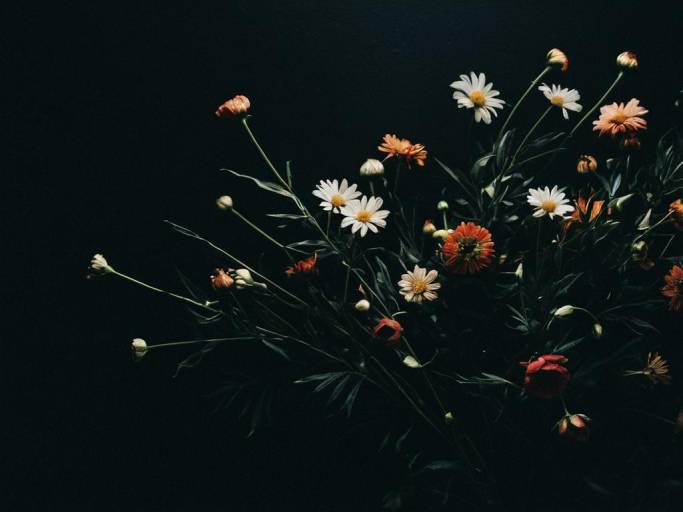 Dark Moody Floral Bouquet