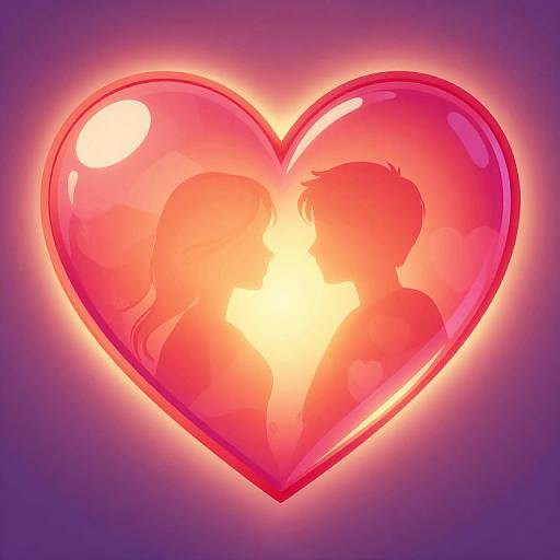 Vibrant Heart Pulsing with Life