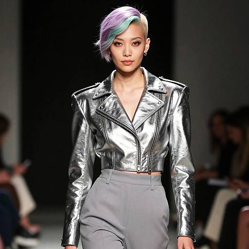 Non-Binary Fashion Avant-Garde Portrait