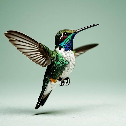 Hyperrealistic Porcelain Hummingbird Art