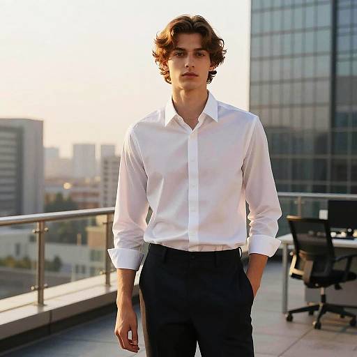 Ombre Hairstyle Fashion Model Sunset