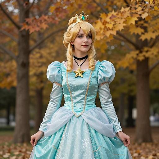 Autumn Princess Rosalina Cosplay Scene