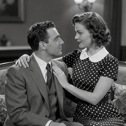 Vintage Romance in Black and White