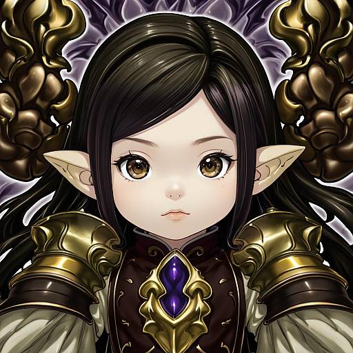 Illustration of Arulumaya, granblue fantasy in the style of Naegi (naegidokoro)