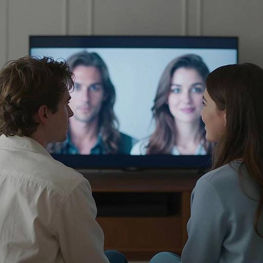 Intimate Encounter in a Dim Room