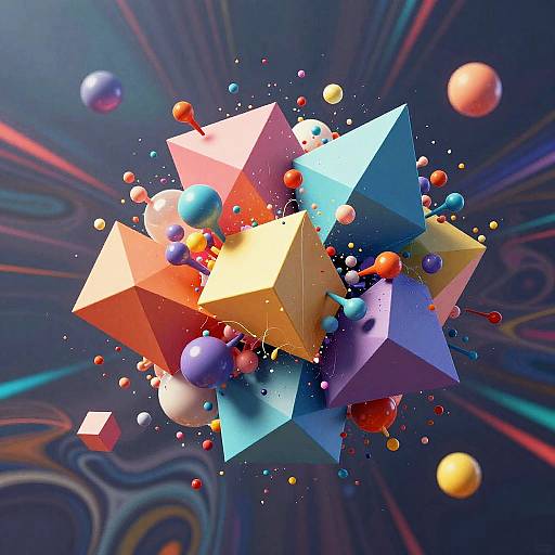 Surreal Chaotic Digital Art