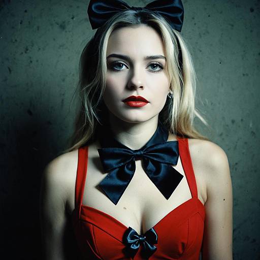 Woman in Red Dress Halloween