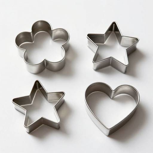 Geometric Stainless Steel Cookie Cutters Set