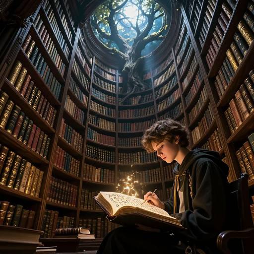 Mystical Colossal Library of Knowledge