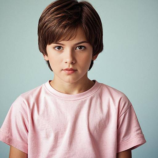 Lonely Boy in Shrimp Costume Portrait