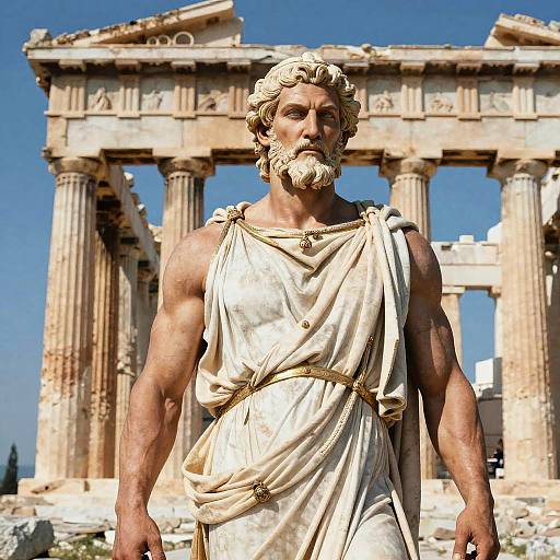 Photorealistic Greece Oracle Portrait